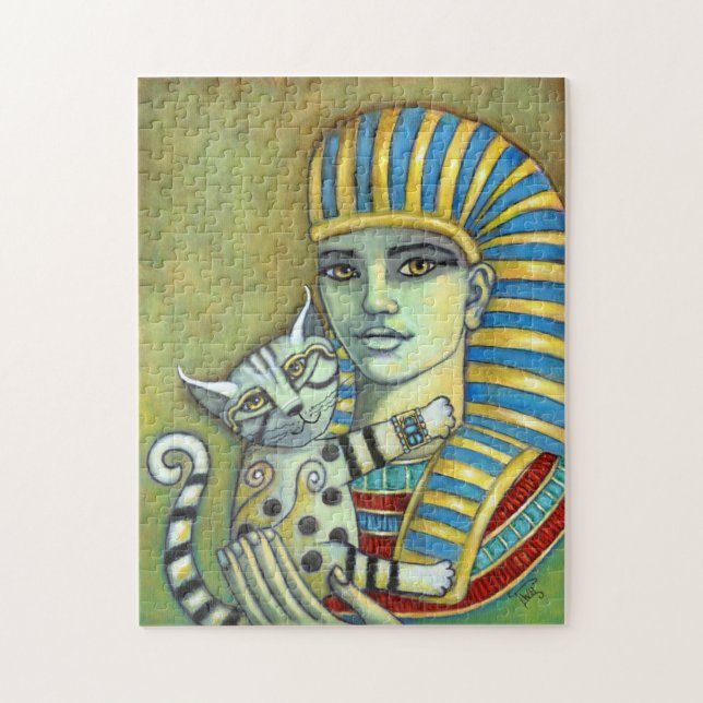 Die Katze des Pharao Puzzle (Vertikal)