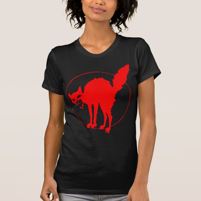 Die Katze des Syndikalisten T-Shirt (Vorderseite)
