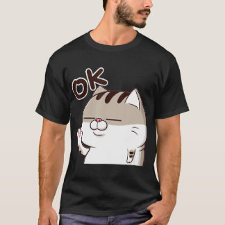 Die Katze, die Ami Fat Cat OKOK, der lustige Cat T T-Shirt