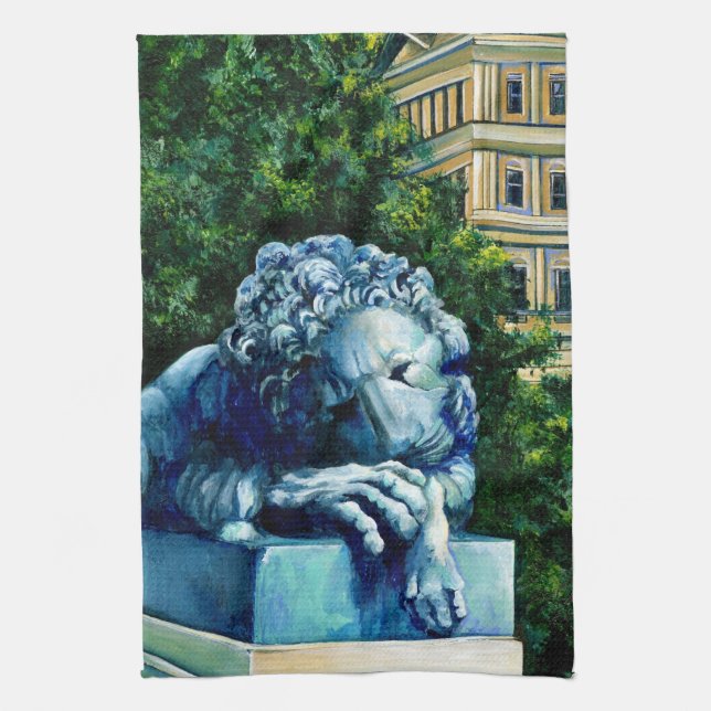 Die Katze, die die Kanaren aß Küchentuch (Vertikal)