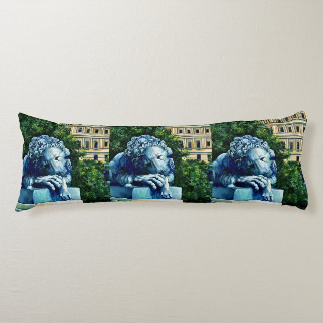 Die Katze, die die Kanaren aß, Washington DC Seitenschläferkissen (Vorderseite)