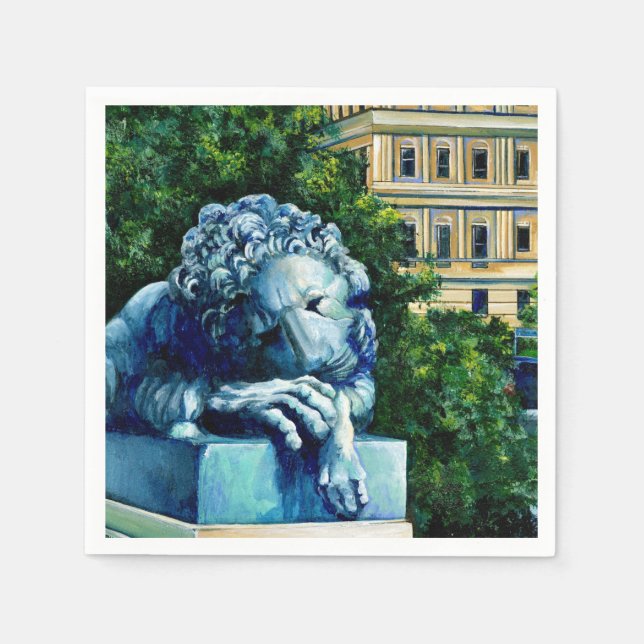 Die Katze, die die Kanaren aß, Washington DC Serviette (Vorderseite)