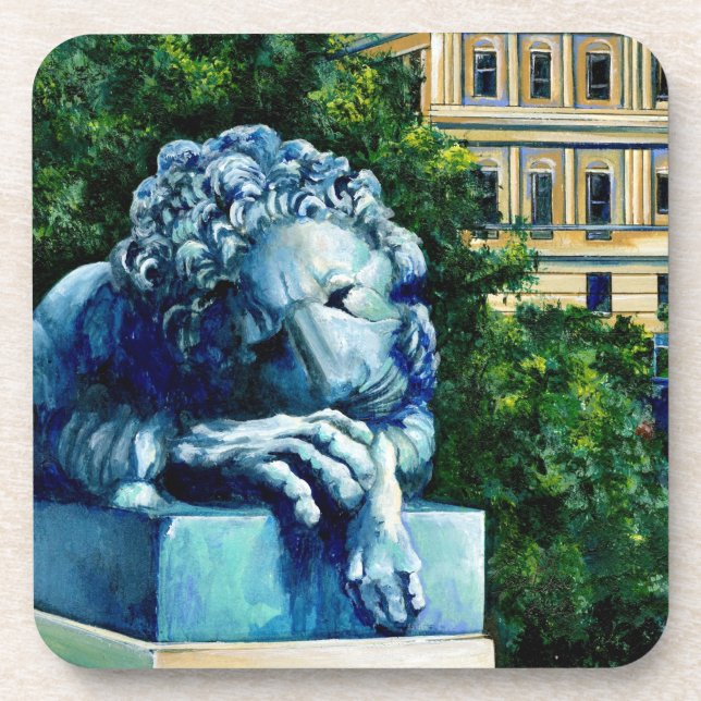 Die Katze, die die Kanaren aß, Washington DC Untersetzer (Vorderseite)