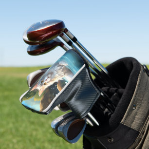 Die Katze, die einen heißen Frühling genießt: Golf Headcover