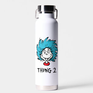 Die Katze im Hut Ding Zwei Trinkflasche