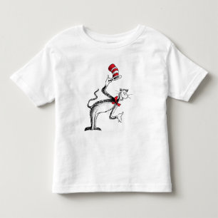Die Katze im Hut verbeugt sich Kleinkind T-shirt