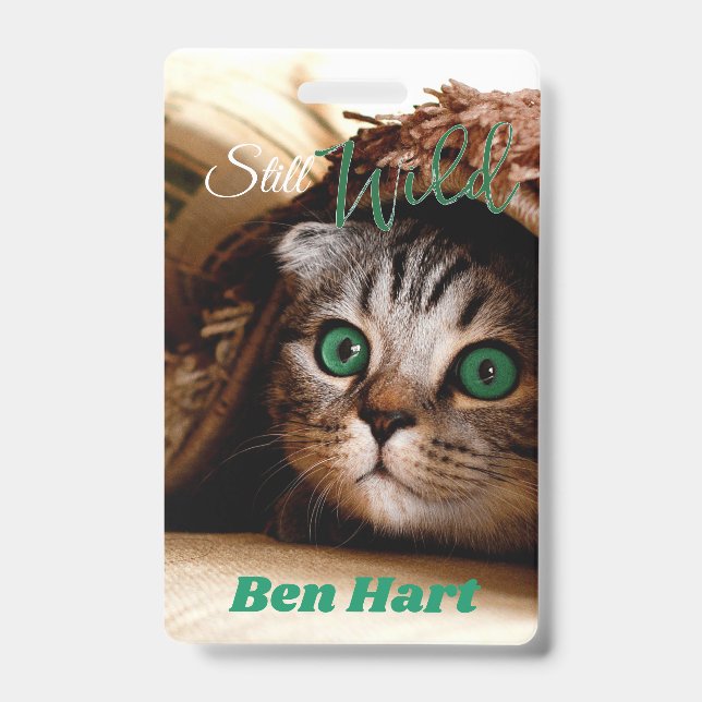 Die Katze ist noch wild Ausweis (Vorderseite)