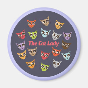 Die Katze Lady Magnet