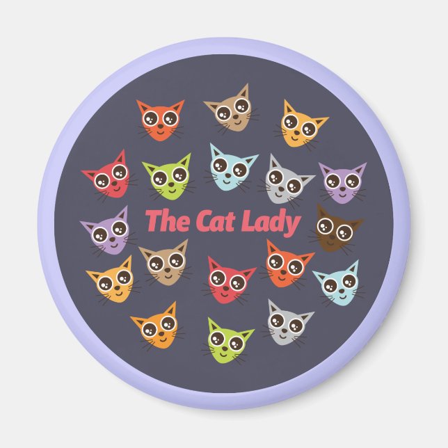 Die Katze Lady Magnet (Vorne)