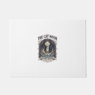 Die Katze Mond Katze Tarot Karte Major Arcana Vint Fußmatte