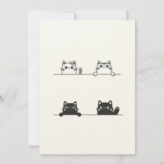 Die Katze sagt: "Warte, ich kann hier kein Problem Save The Date