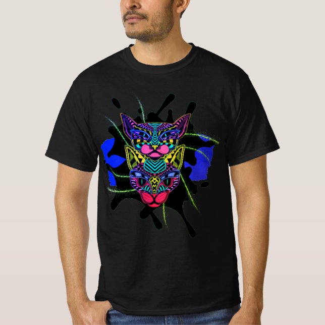 Die KATZE T-Shirt (Vorderseite)