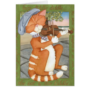 Die Katze u. die Geige