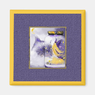 Die Katze und das Firefly! Magnet
