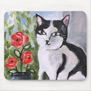 Die Katze und die Pupien Mousepad