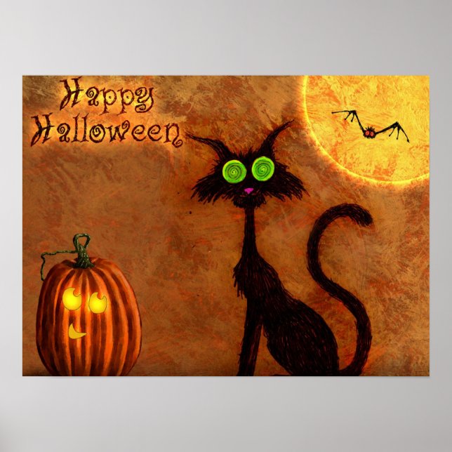 Die Katze von Halloween - Poster (Vorne)