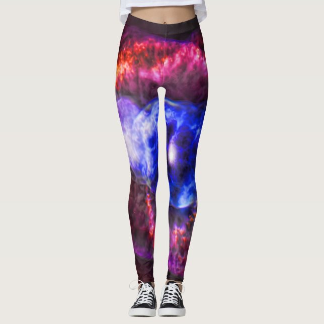 Die Katzen-Augennebel-Weltraumübung Leggings (Vorderseite)