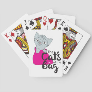 Die Katzen aus dem Beutel Kitten Cartoon Image Kit Spielkarten