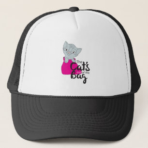 Die Katzen aus dem Beutel Kitten Cartoon Image Kit Truckerkappe