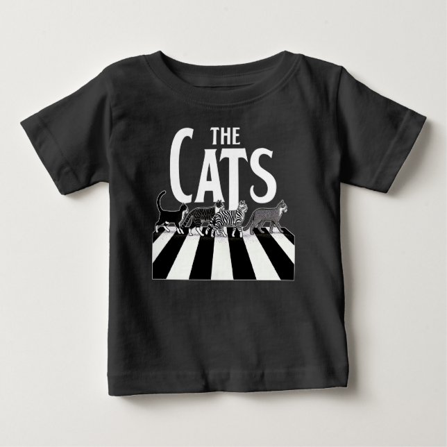Die Katzen Baby T-shirt (Vorderseite)