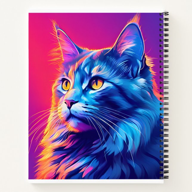 Die Katzen Notizbuch (Rückseite)