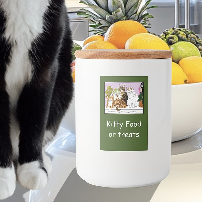 Die Katzen sind verantwortlich Lebensmitteletikett (Von Creator hochgeladen)