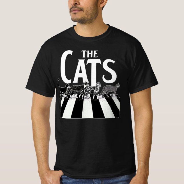 Die Katzen T-Shirt (Vorderseite)