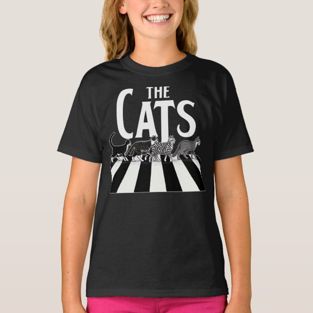 Die Katzen T-Shirt (Vorderseite)