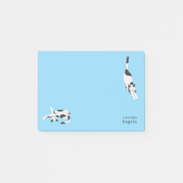 Die Katzen von cadstudios Blue Post-it Klebezettel