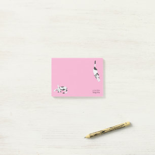 Die Katzen von cadstudios Pink Post-it Klebezettel