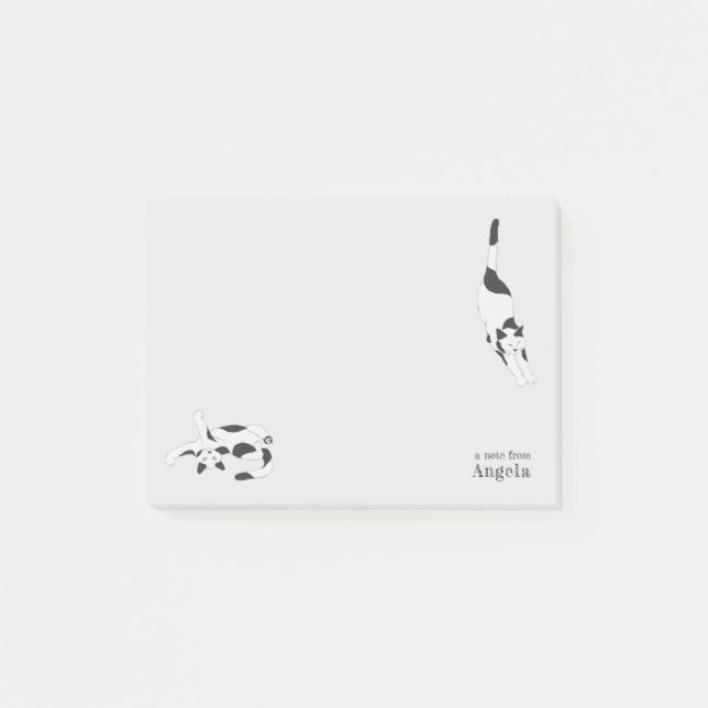 Die Katzen von cadstudios Post-it Klebezettel (Vorderseite)