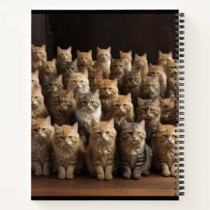 die Katzenfamilie Notizbuch
