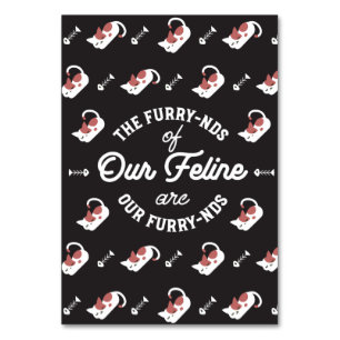 Die Katzenfreunde Niedlich Tischnummer