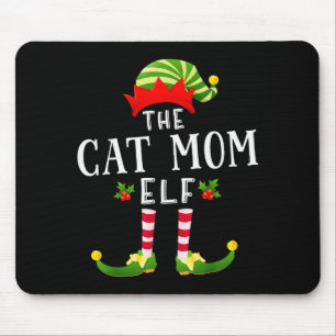 Die Katzenmutter-Elfe Weihnachten passende Pyjama Mousepad