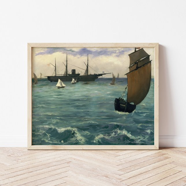 Die "Kearsarge" in Boulogne | Édouard Manet Poster (Von Creator hochgeladen)