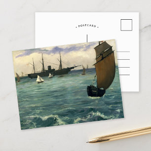 Die "Kearsarge" in Boulogne   Édouard Manet Postkarte