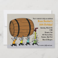 Die Keg-Party Einladung