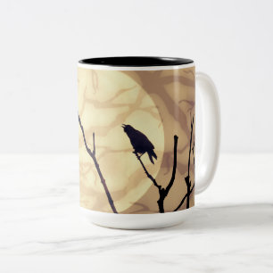 Die Kehle, der Mond, die Schatten Zweifarbige Tasse