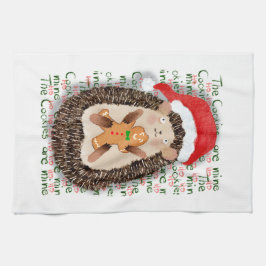Die Kekse sind mein Weihnachtsgebäck. Mein Igel Geschirrtuch