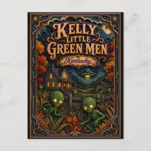 Die Kelly Little Green Men Kentucky Popcut Legends Postkarte