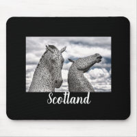 Die Kelpies in Falkirk Landschaftlich Schottland