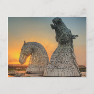 Die Kelpies Postkarte