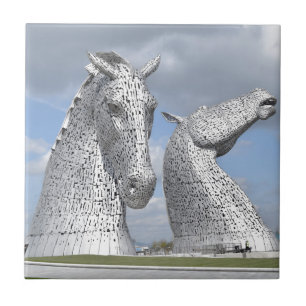 die Kelpies, Schneckenpark, Falkirk, Schottland Fliese