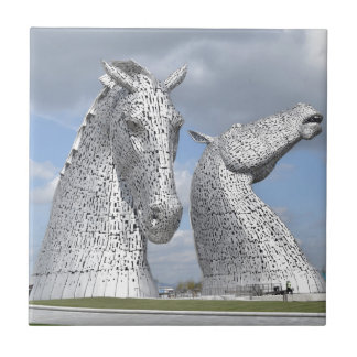 die Kelpies, Schneckenpark, Falkirk, Schottland Fliese