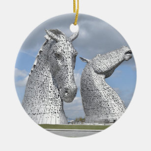 die Kelpies, Schneckenpark, Falkirk, Schottland Keramik Ornament