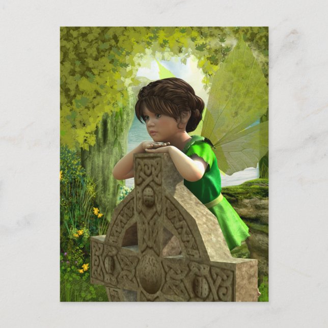 Die keltische Milchkarte Postkarte (Vorderseite)