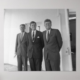 Die Kennedy Brothers - John, Robert und Ted Poster