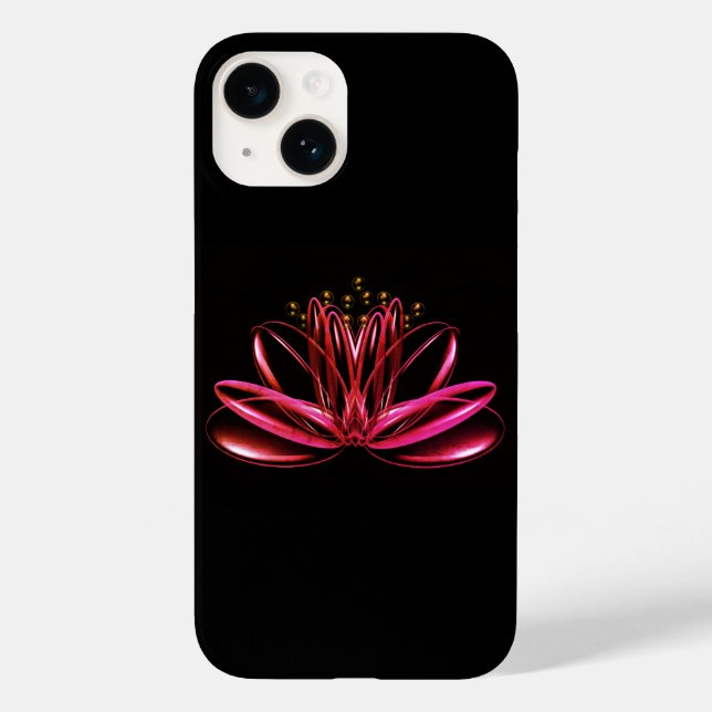 Die Keramik der Lotus-Blume Case-Mate iPhone Hülle (Rückseite)