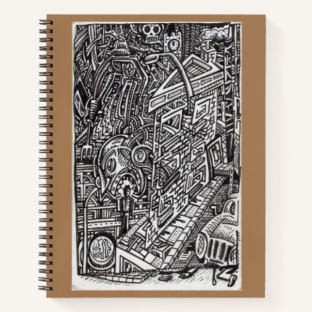 Die Keuchen des Schicksals Notizbuch (Vorderseite)