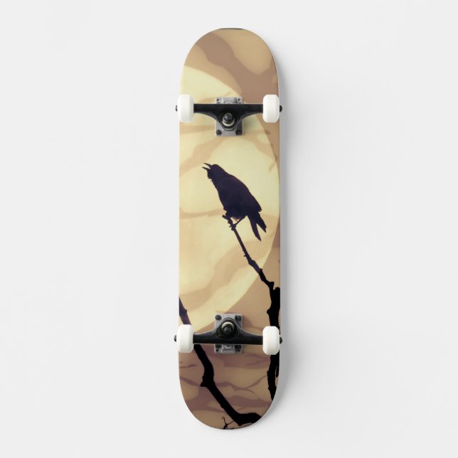Die Keule, der Mond, die Schatten Skateboard (Vorderseite)